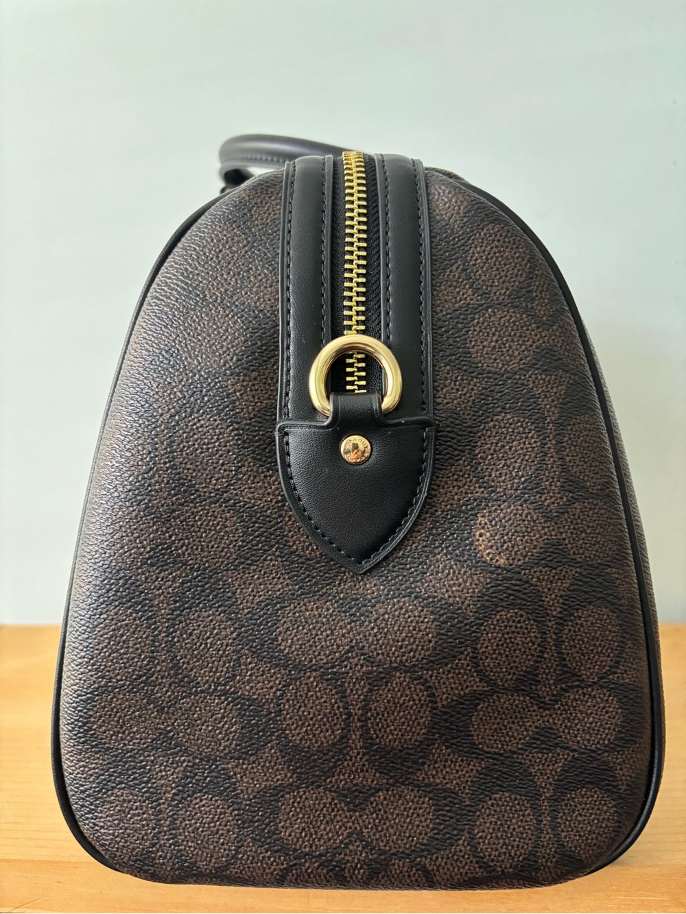 Coach Large Rowan Walnut Signature Canvas - OG STYLE - Picture 3 of 10